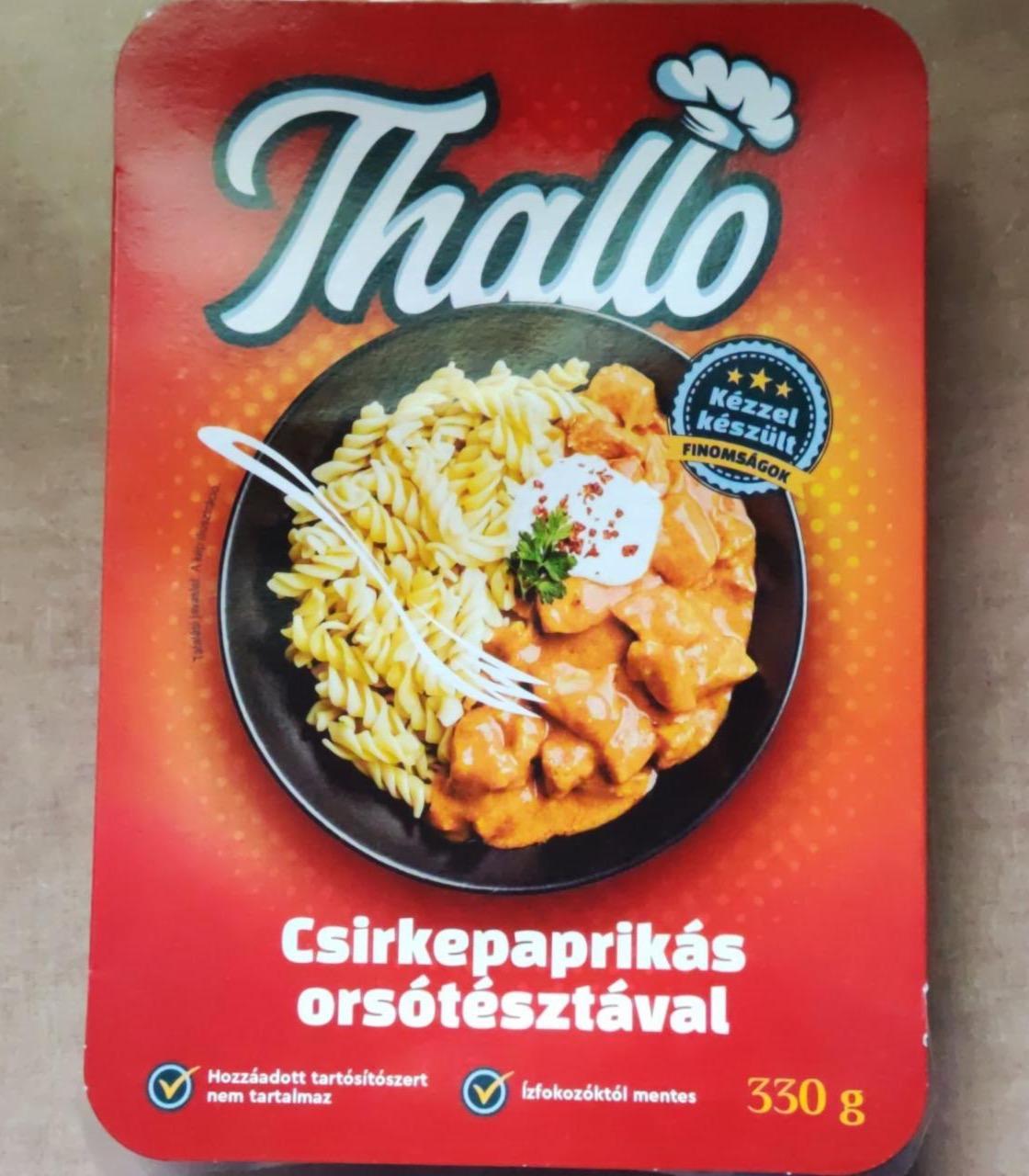 Képek - Csirkepaprikás orsótésztával Thallo