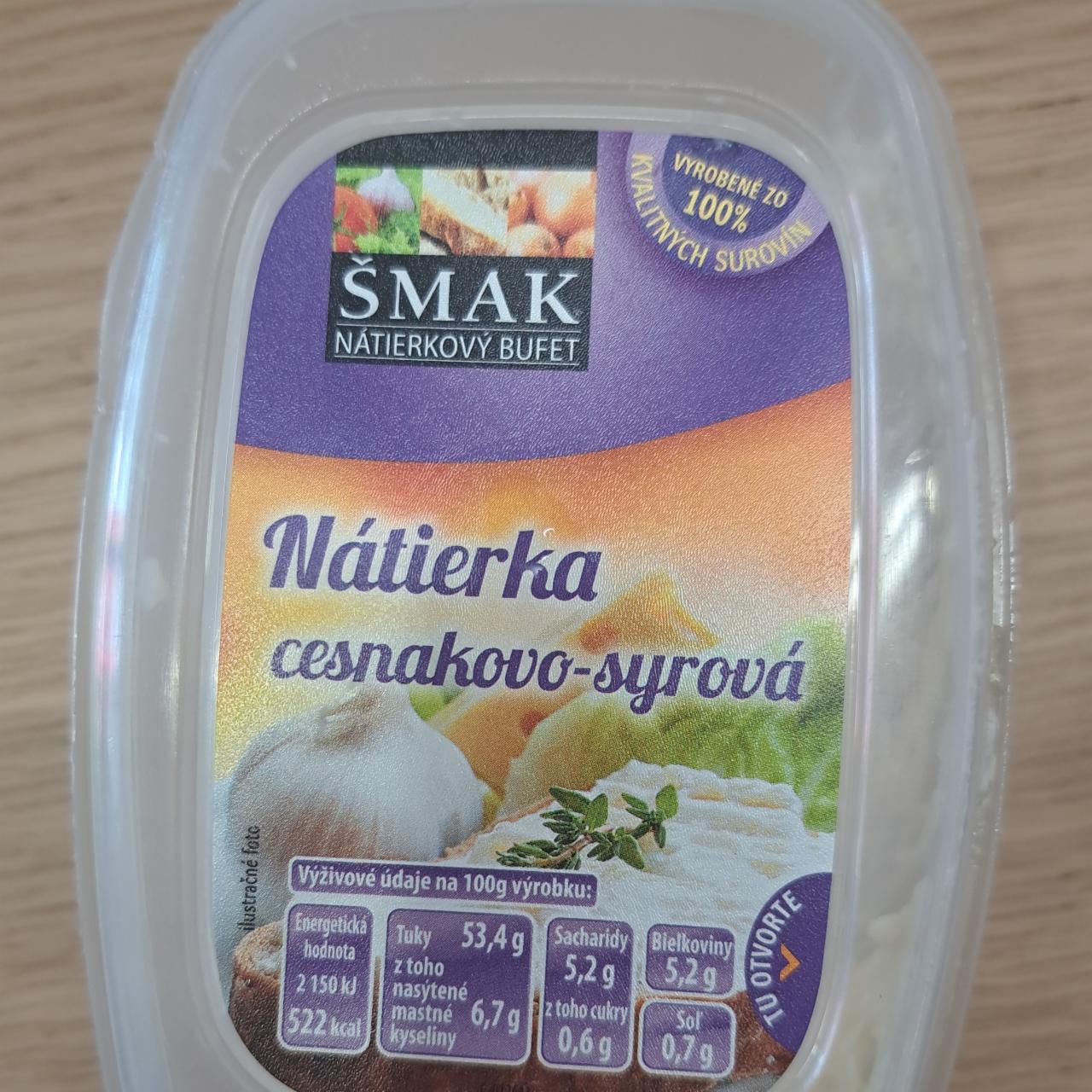 Képek - Nátierka cesnakovo-syrová Šmak