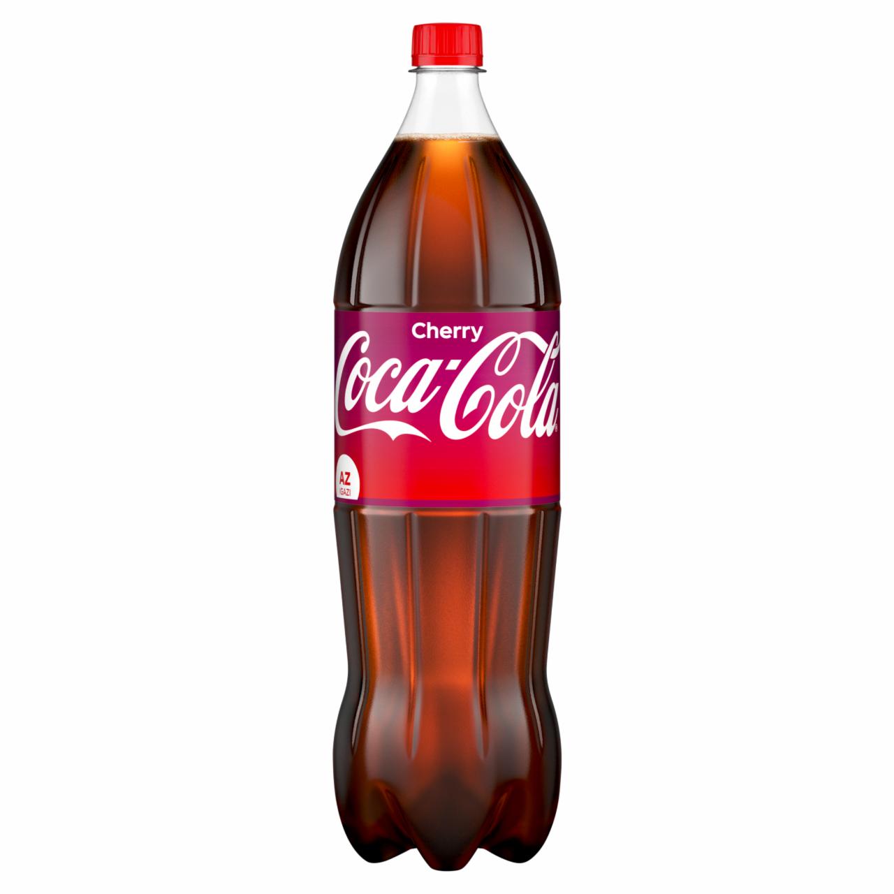 Képek - Coca-Cola Cherry colaízű szénsavas üdítőital cseresznye ízesítéssel 1,75 l