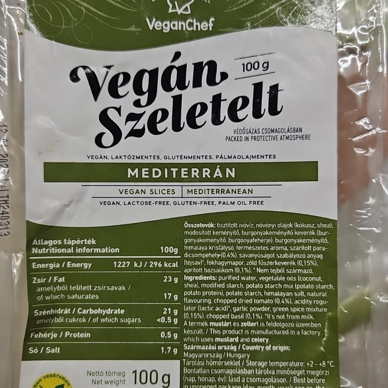 Képek - Vegán szeletelt mediterrán VeganChef