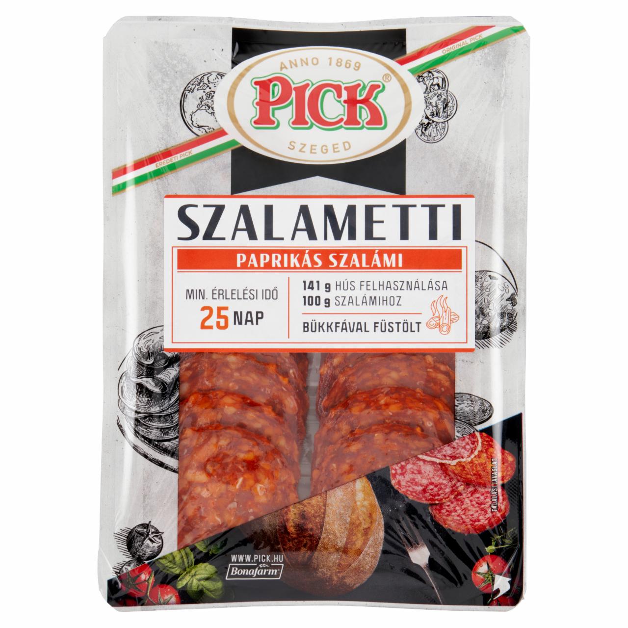 Képek - PICK Szalametti szeletelt paprikás szalámi 70 g