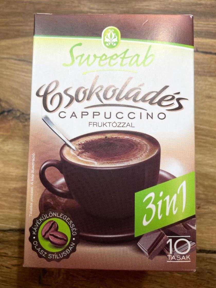 Képek - Csokoládés cappuccino fruktózzal 3in1 Sweetab