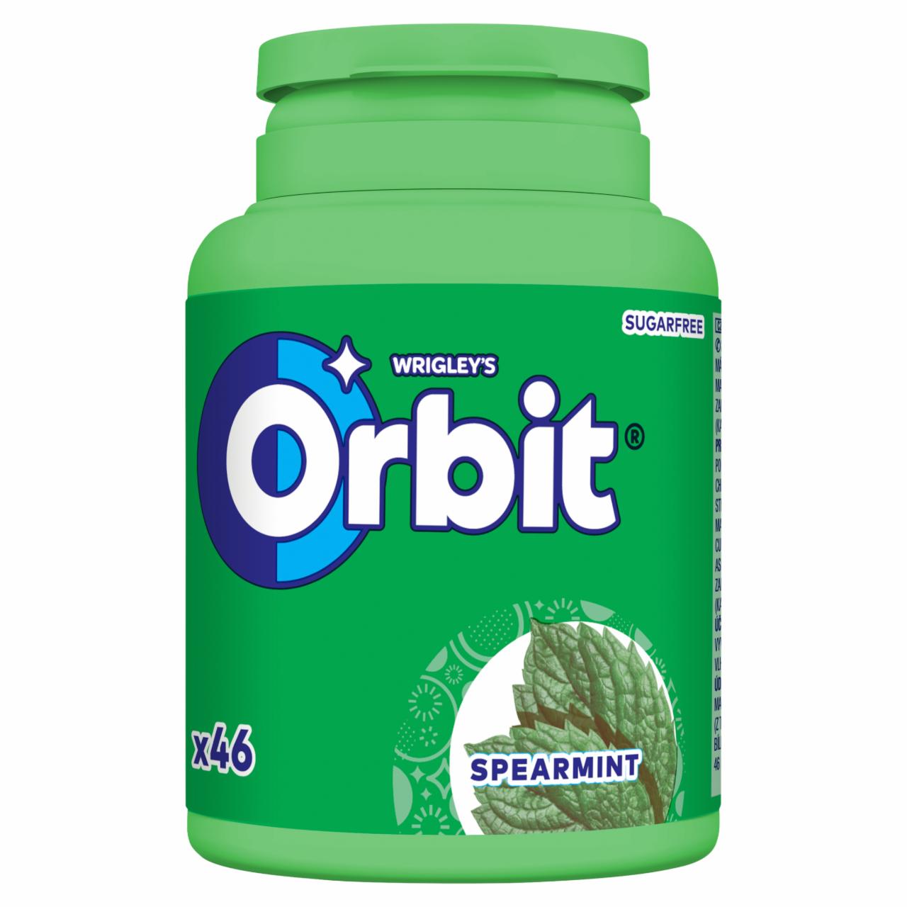 Képek - Orbit Spearmint mentaízű cukormentes rágógumi édesítőszerrel 64 g