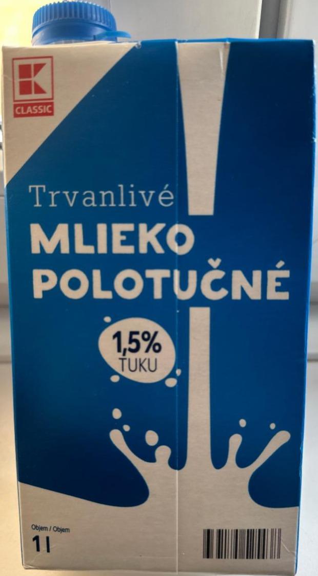 Képek - Trvanlivé mlieko polotučné 1,5% K-Classic