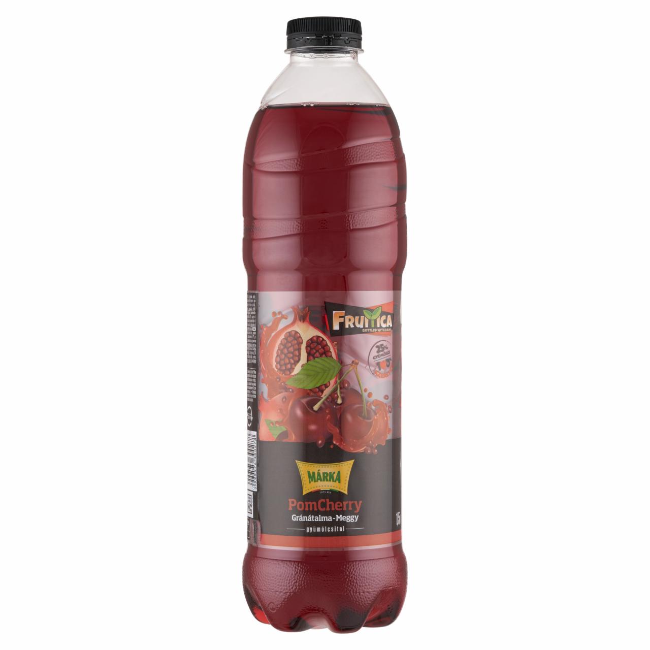 Képek - Márka PomCherry Meggy-Gránátalma szénsavmentes gyümölcsital cukorral 1,5 l