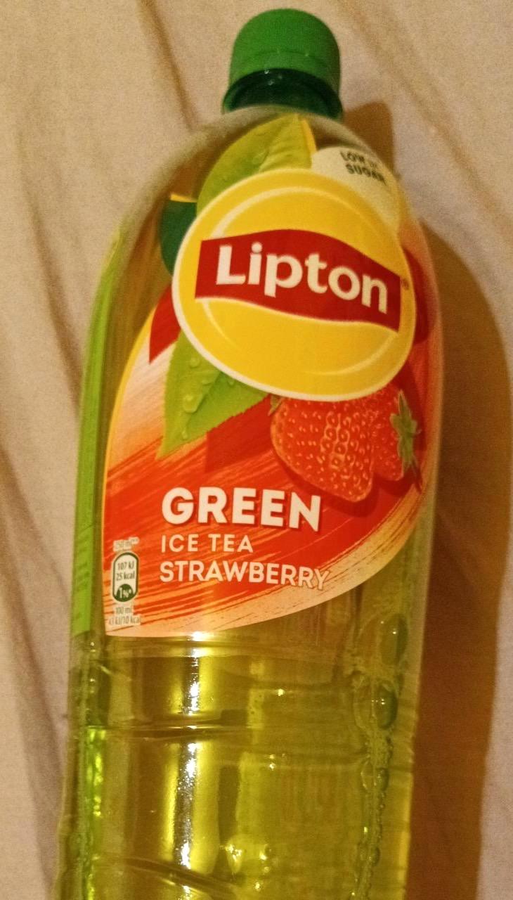 Képek - Green ice tea strawberry Lipton