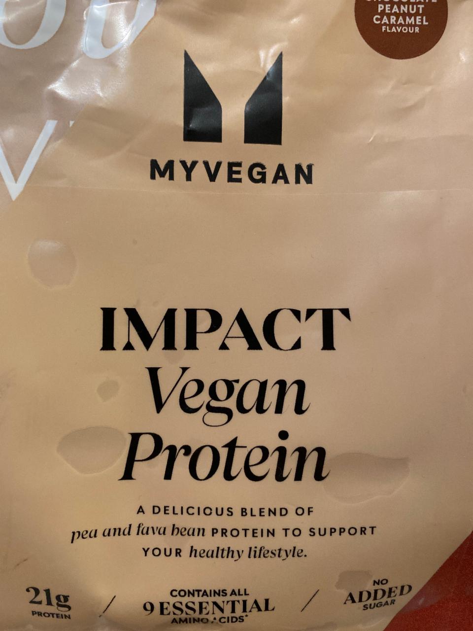 Képek - Impact Vegan Protein Chocolate Peanut Caramel MyVegan