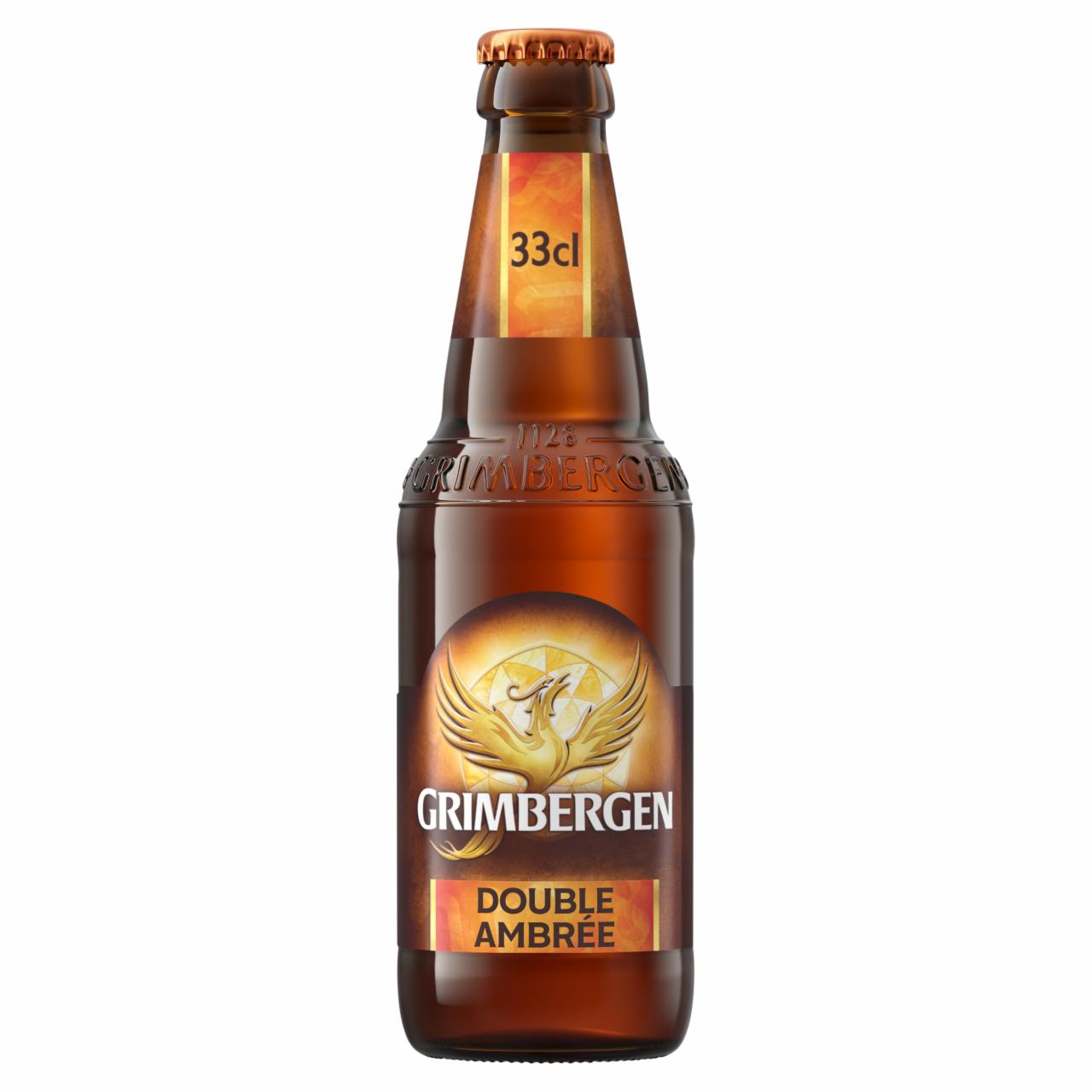 Képek - Grimbergen Double Ambrée belga apátsági barna sör 6,5% 0,33 l