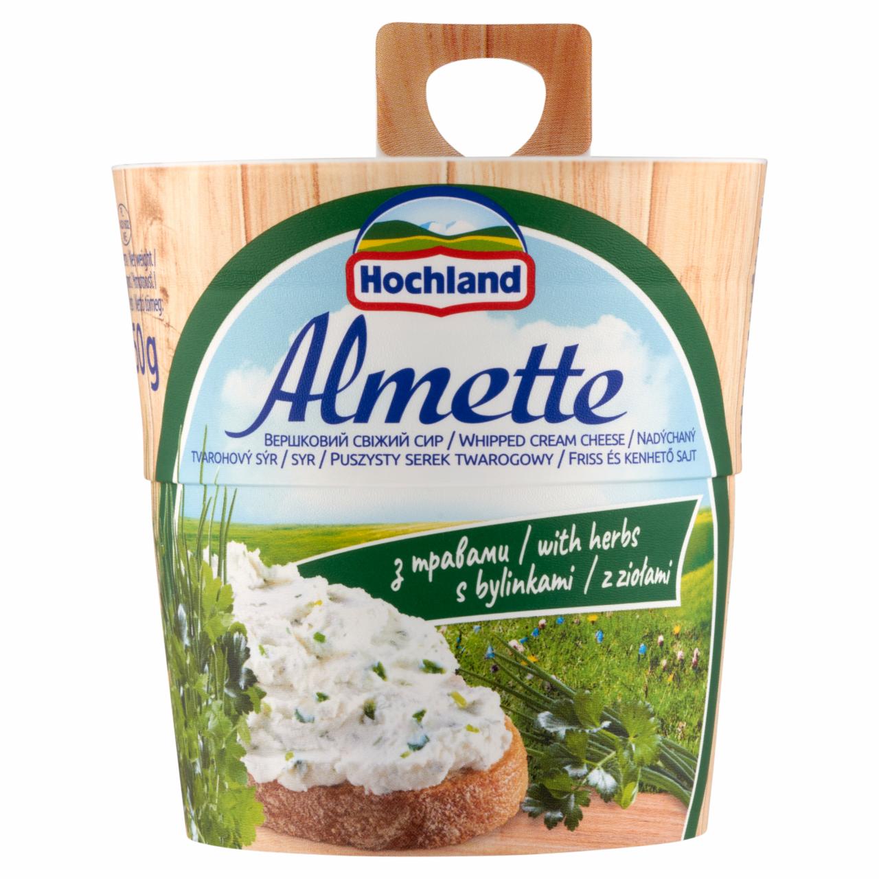 Képek - Hochland Almette friss, kenhető fűszeres sajt 150 g