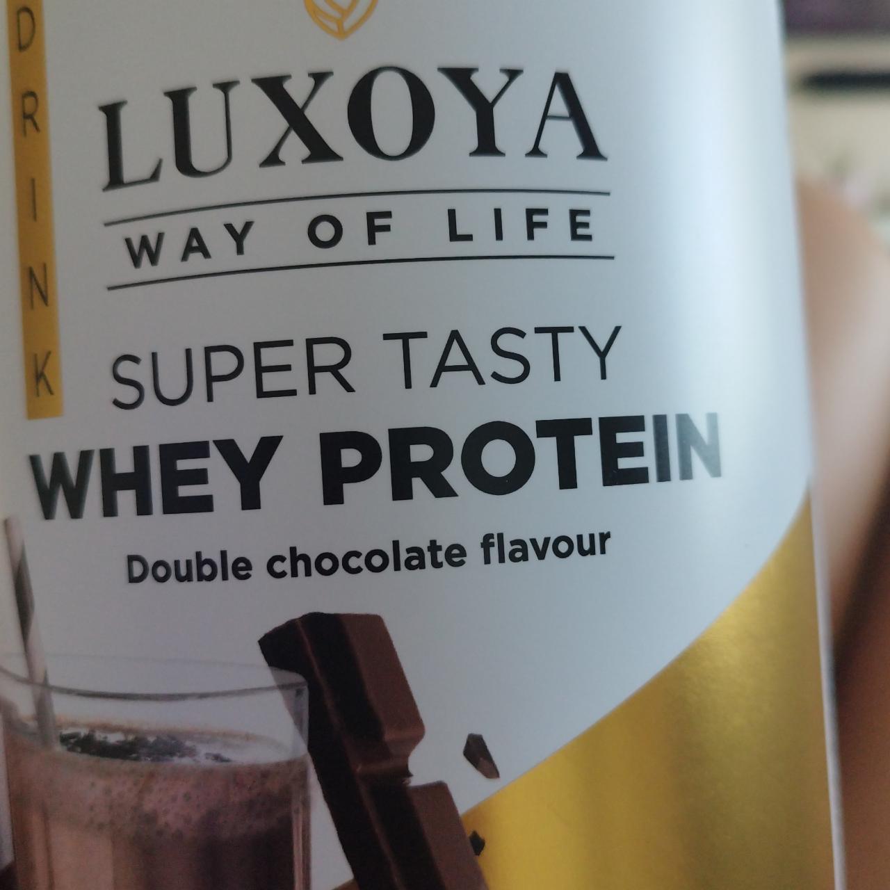 Képek - Super tasty Whey Protein Double chocolate flavour Luxoya