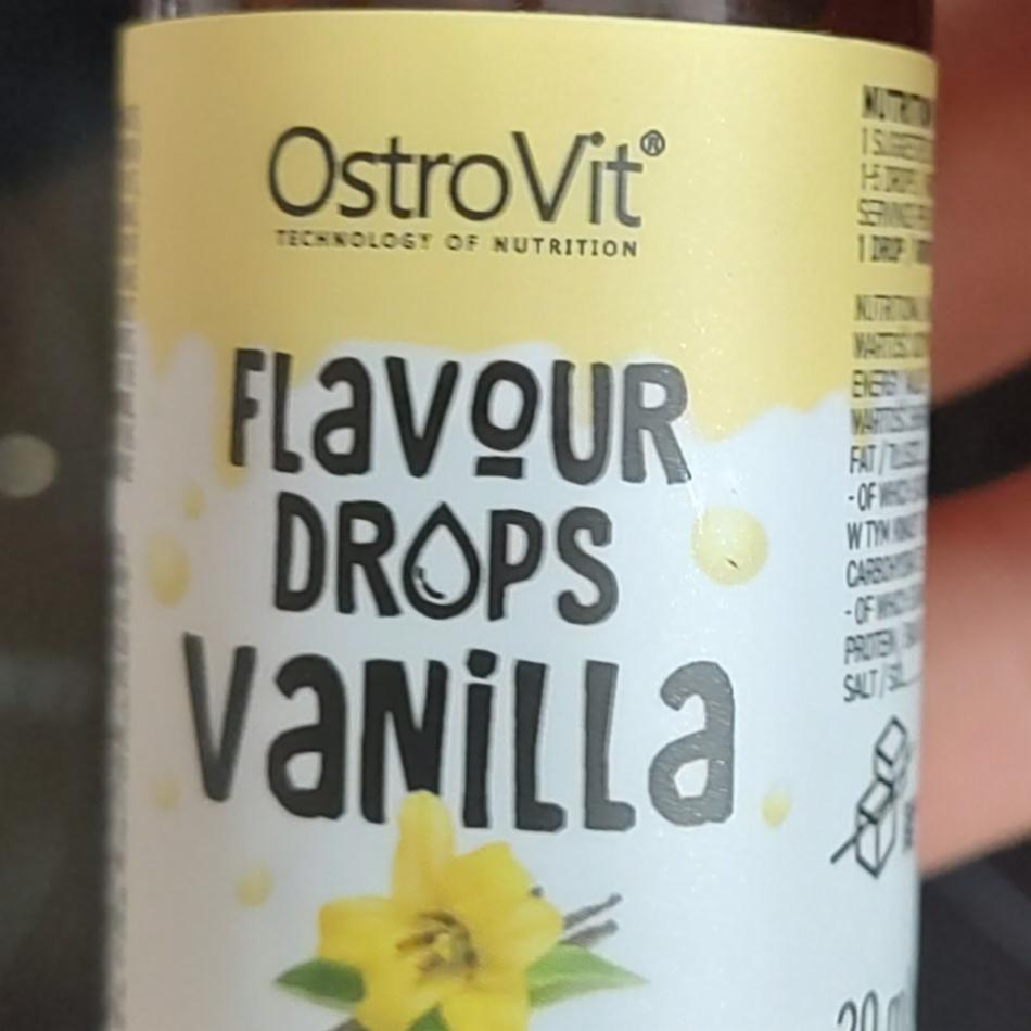 Képek - Flavour Drops Vanilla Ostrovit