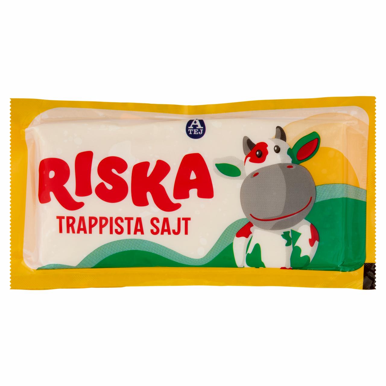 Képek - Riska félzsíros, félkemény, felezett trappista sajt 700 g