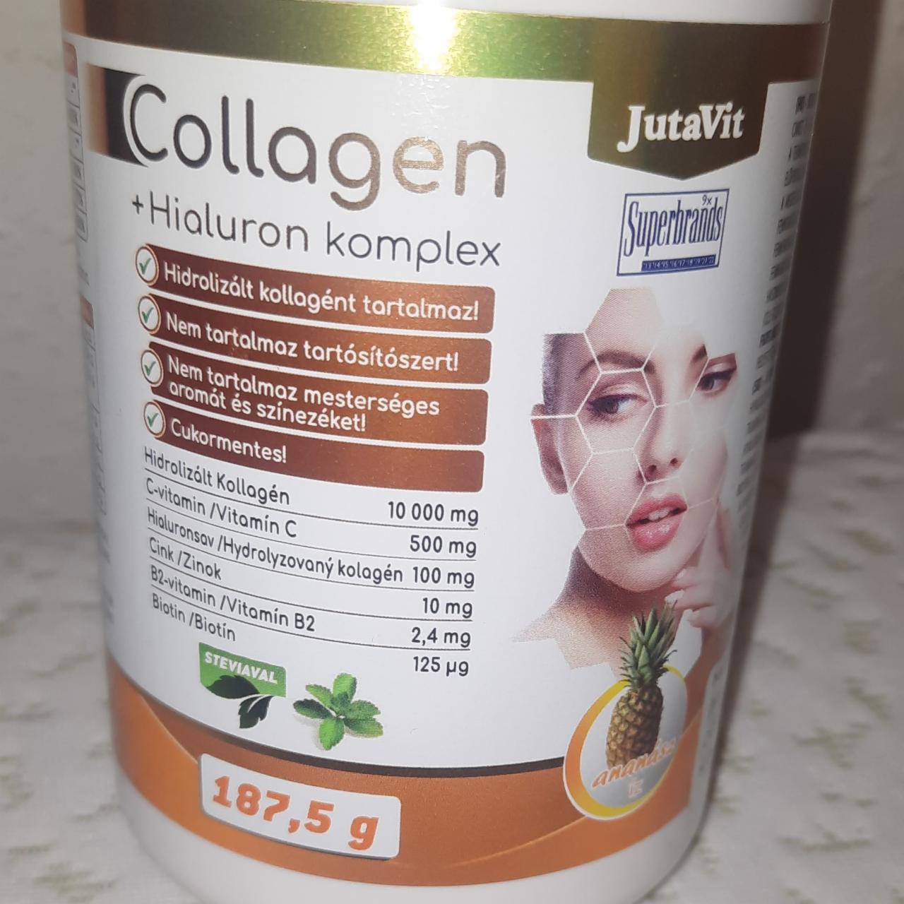 Képek - Collagen + Hialuron komplex Ananász JutaVit