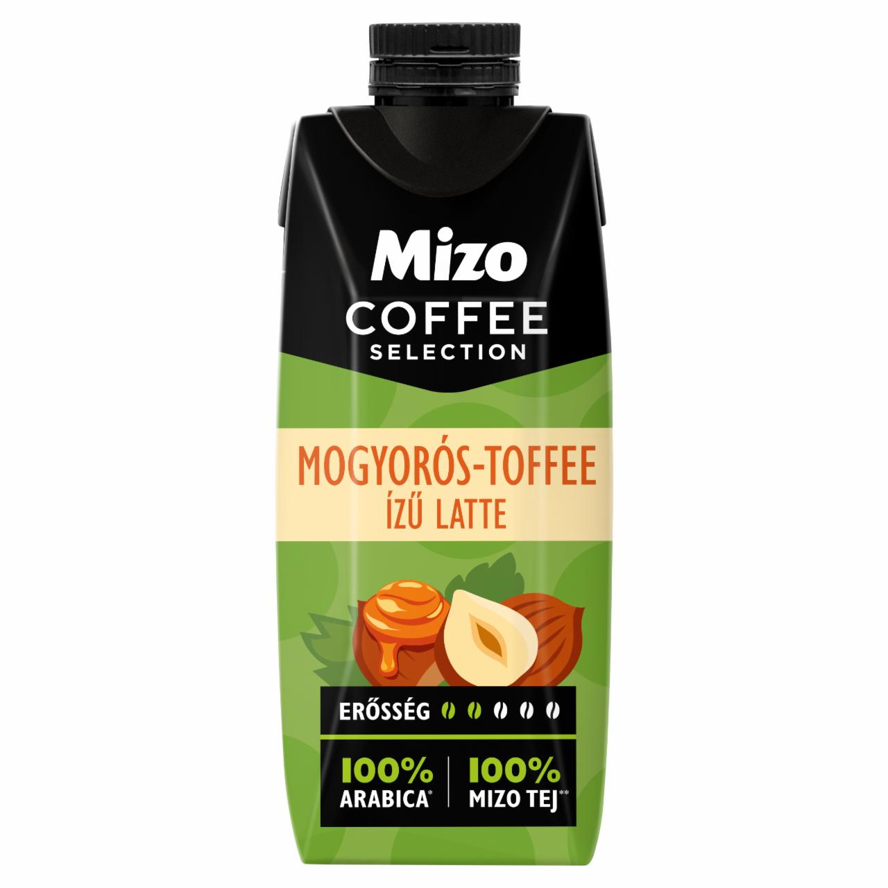 Képek - Mizo Coffee Selection Latte mogyorós-toffee ízű UHT zsírszegény kávés tej 250 ml