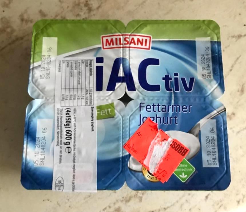 Képek - BiACtiv Fettarmer joghurt Milsani