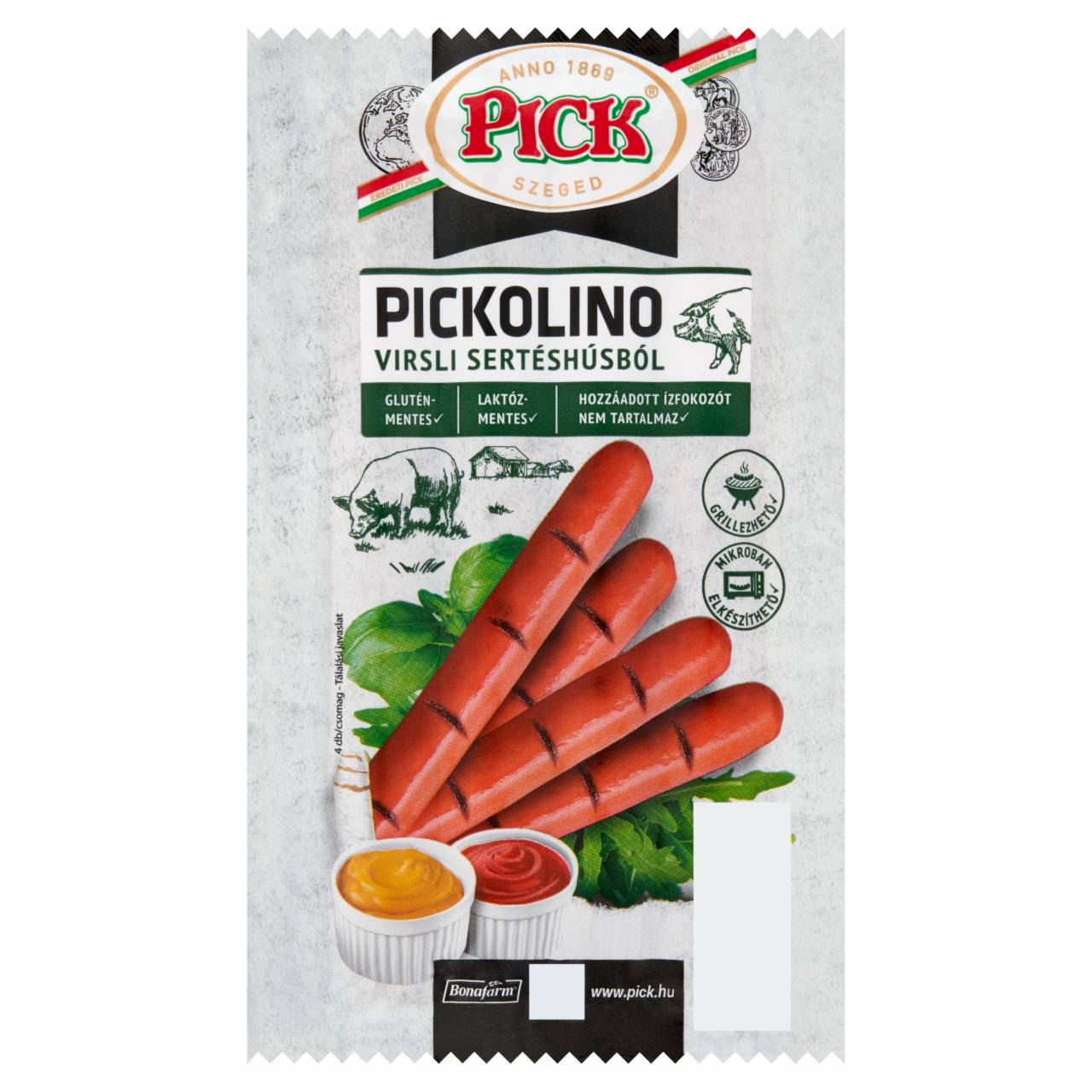 Képek - PICK Pickolino virsli sertéshúsból 140 g 