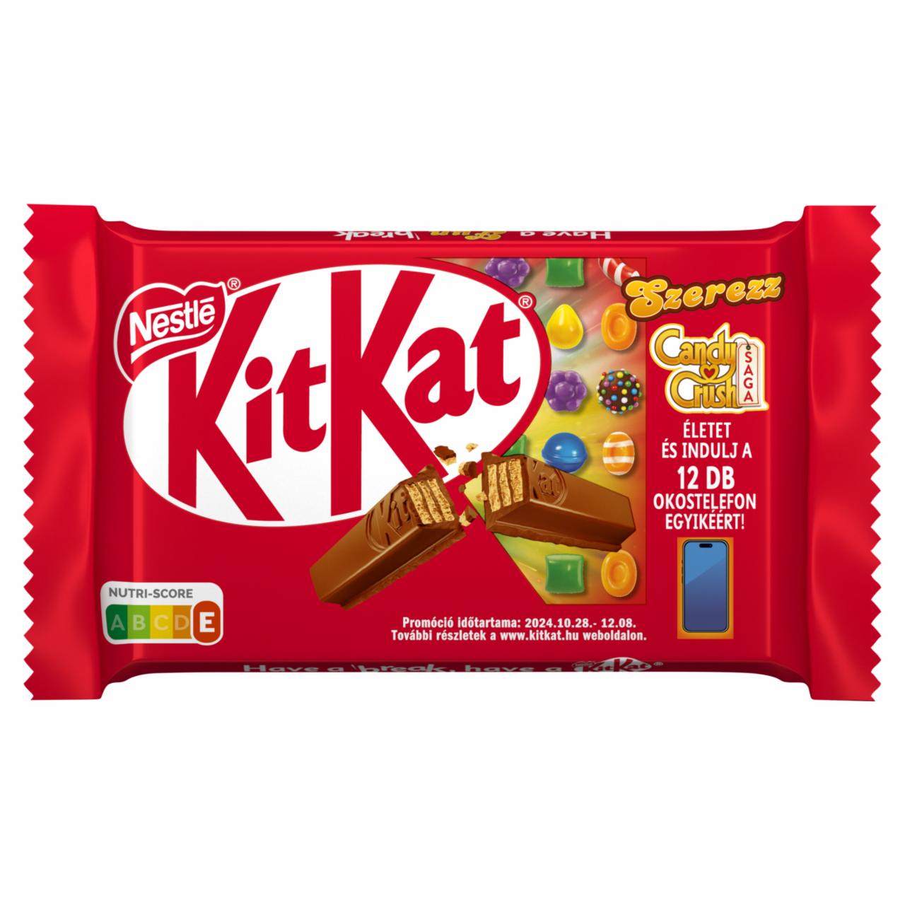 Képek - KitKat ropogós ostya tejcsokoládéban 41,5 g