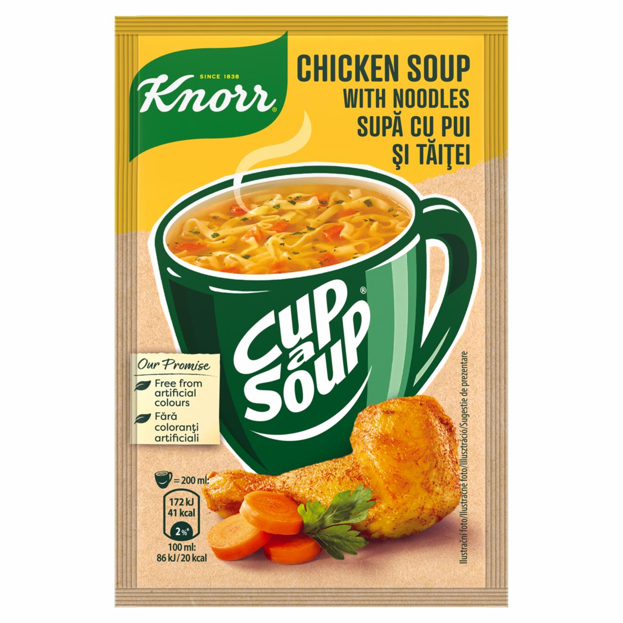 Képek - Knorr Cup a Soup instant tyúkhúsleves tésztával 12 g