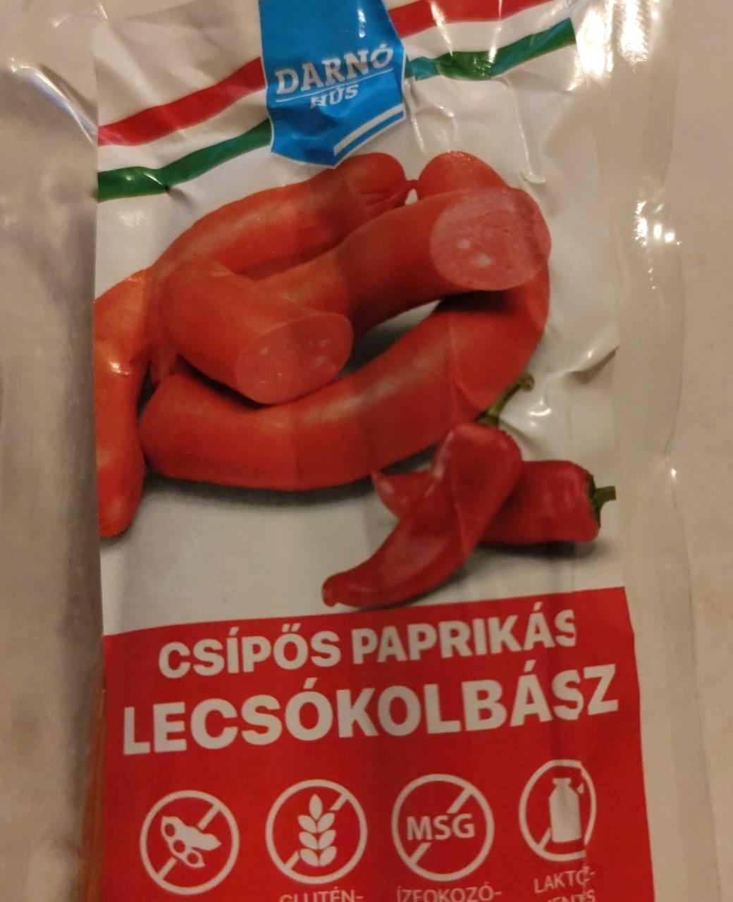 Képek - Csípős paprikás lecsókolbász Darnó hús