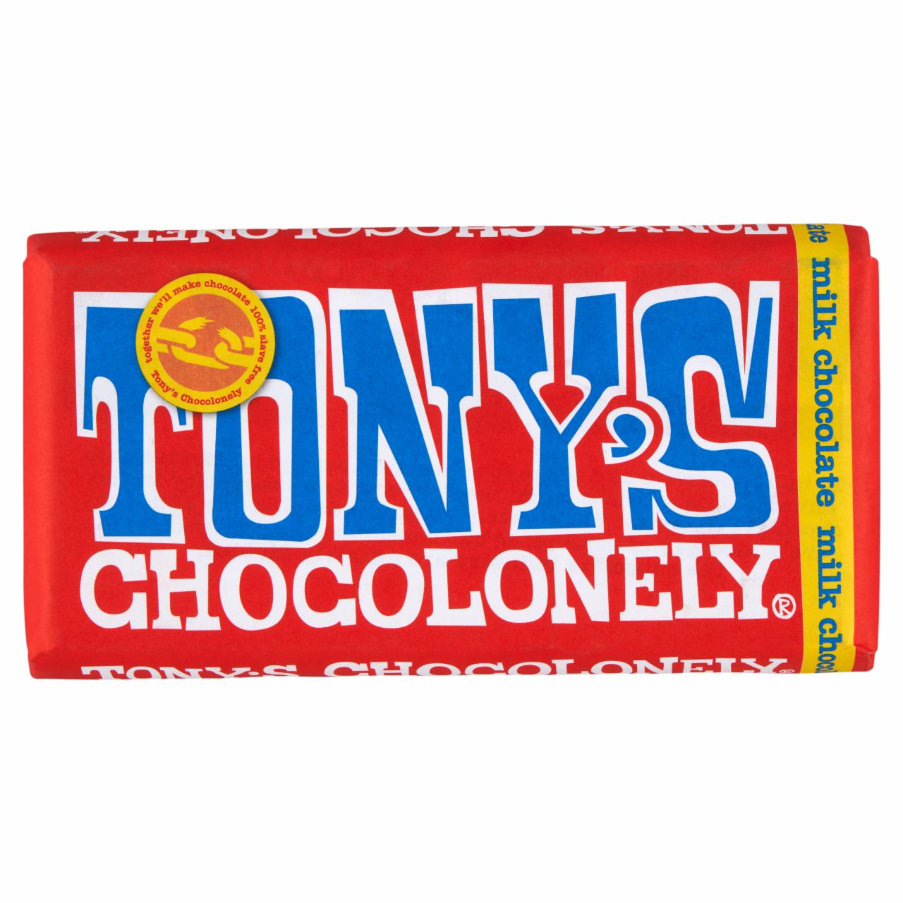 Képek - Tony's Chocolonely tejcsokoládé 180 g