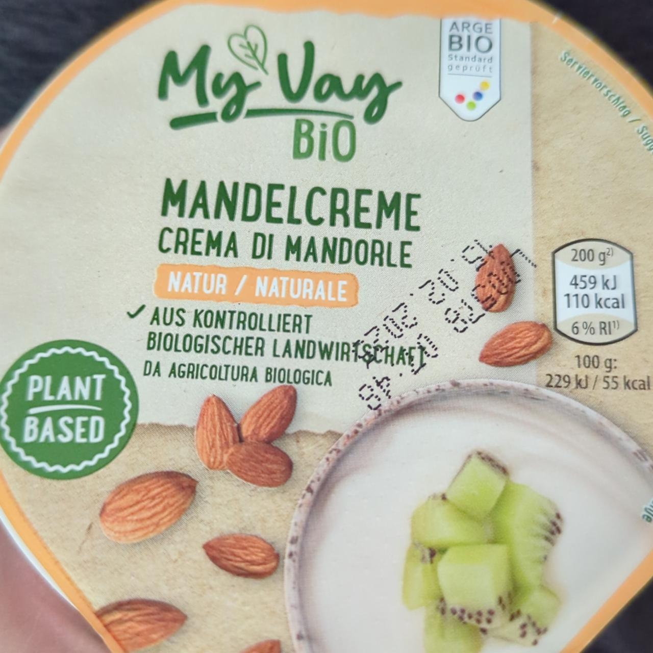 Képek - Mandelcreme natur bio My Vay