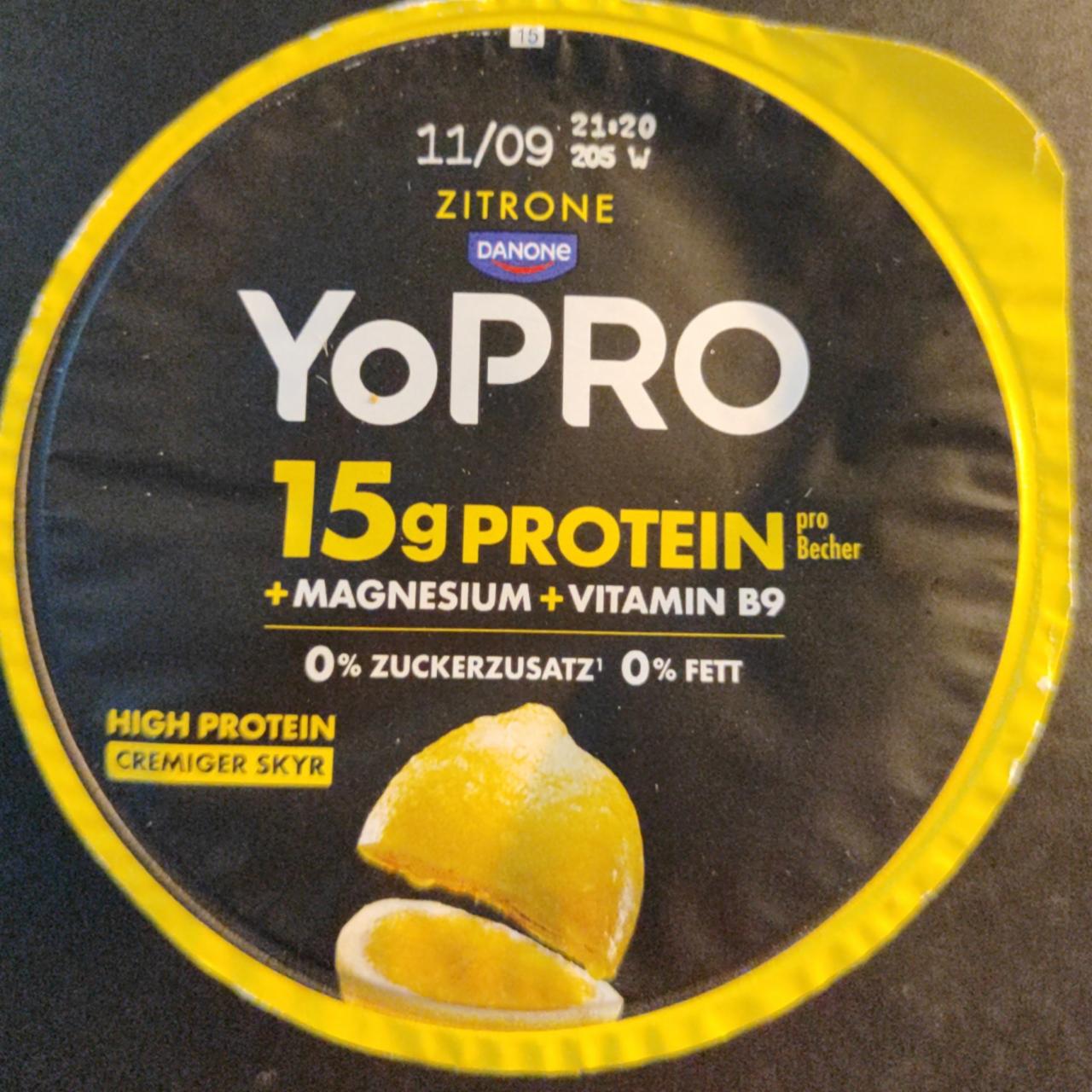 Képek - YoPro zitrone Danone