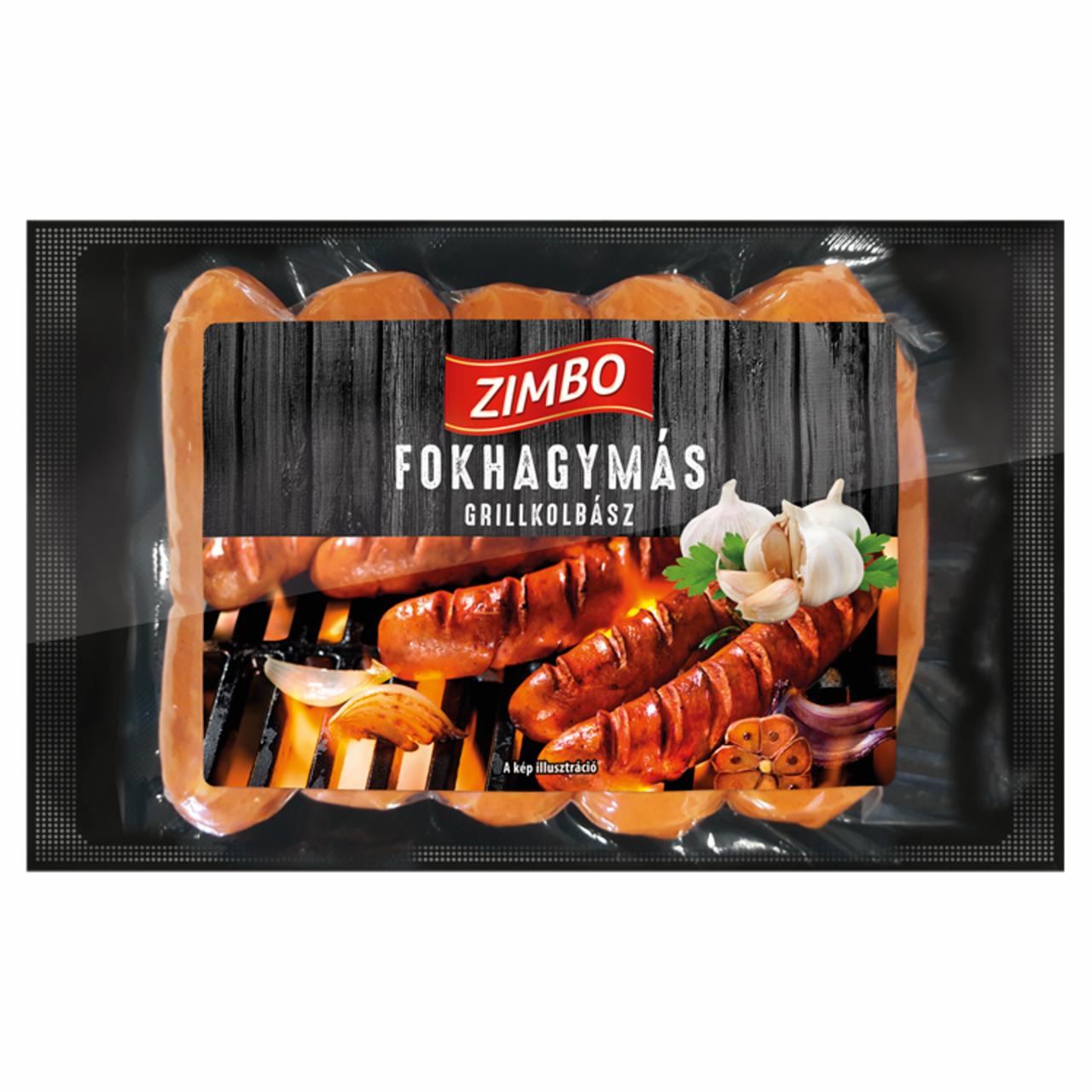 Képek - Zimbo Premium fokhagymás sertés grillkolbász 300 g