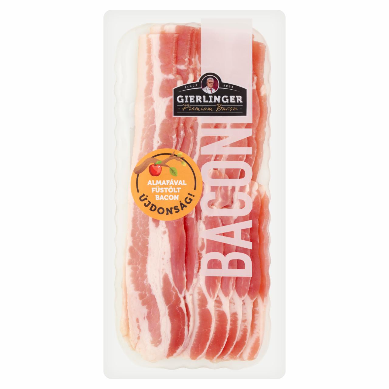 Képek - Gierlinger gyorspácolt, almafával füstölt, szeletelt bacon 200 g