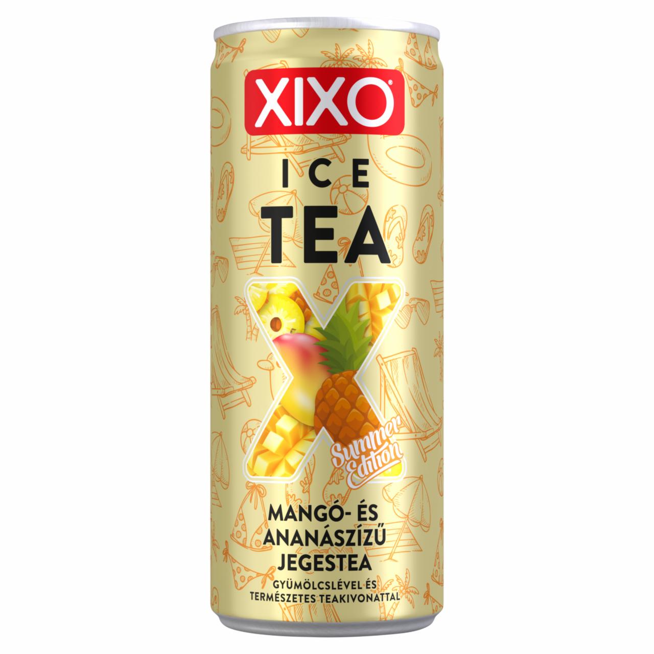 Képek - Xixo Ice Tea Summer Edition mangó- és ananászízű jegestea 250 ml 