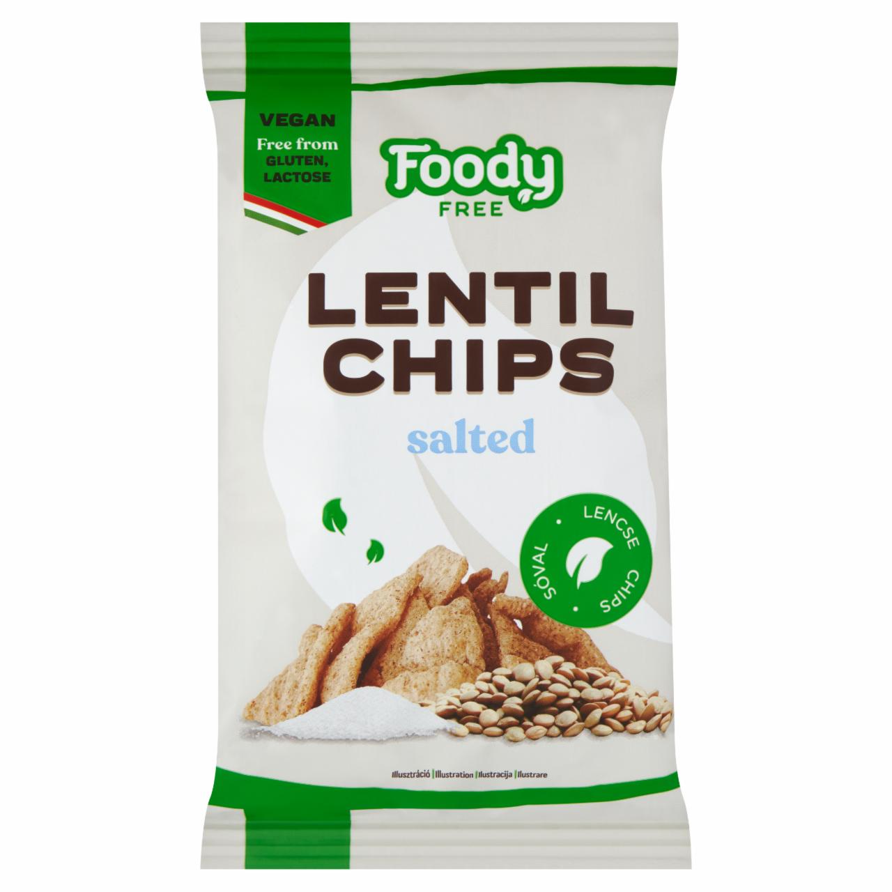 Képek - Foody Free lencse chips sóval 50 g