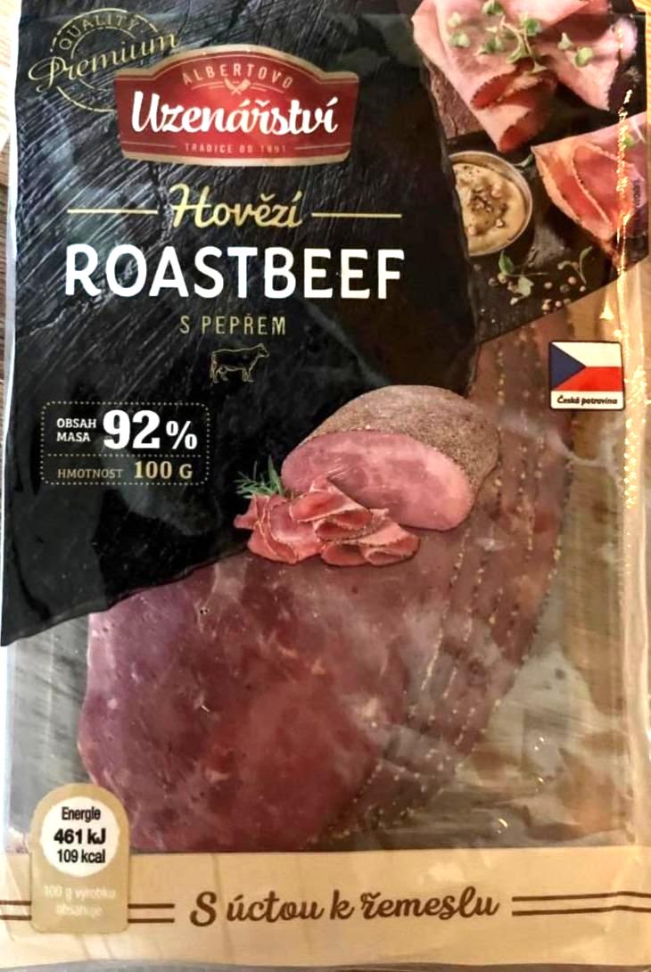 Képek - Hovězí roastbeef s pepřem 92% Albertovo uzenářství