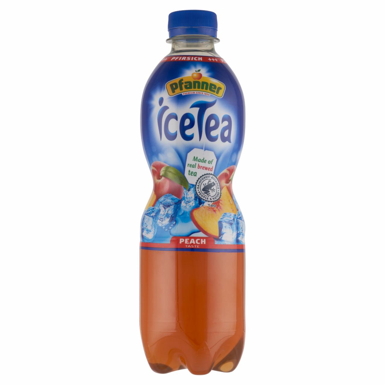 Képek - Pfanner Ice Tea fekete tea ital őszibarack ízesítéssel 0,5 l