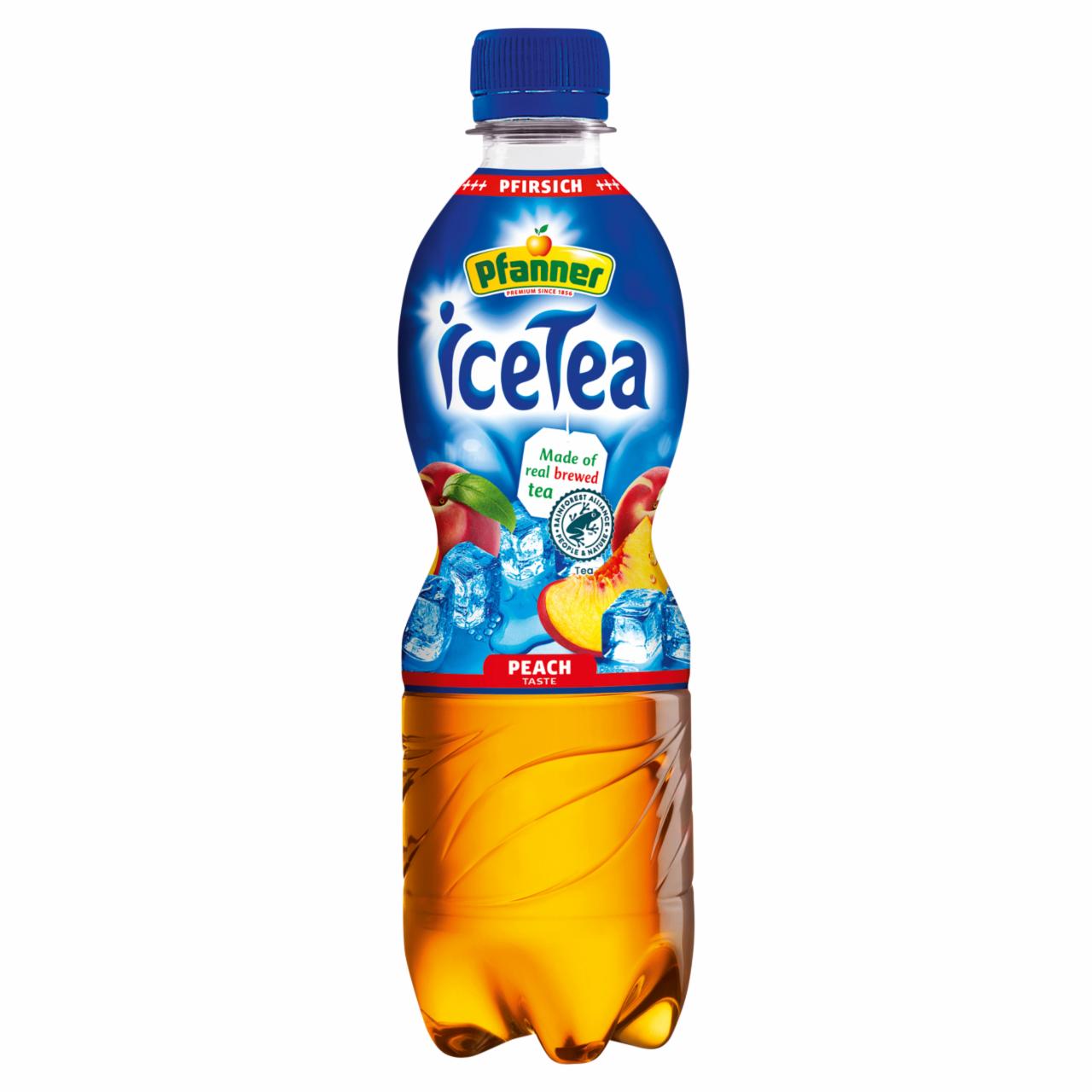 Képek - Pfanner Ice Tea fekete tea ital őszibarack ízesítéssel 0,5 l