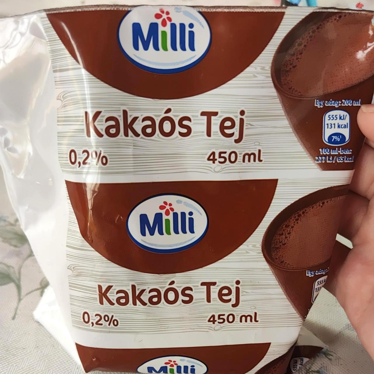 Képek - Kakaós tej 0,2% Milli