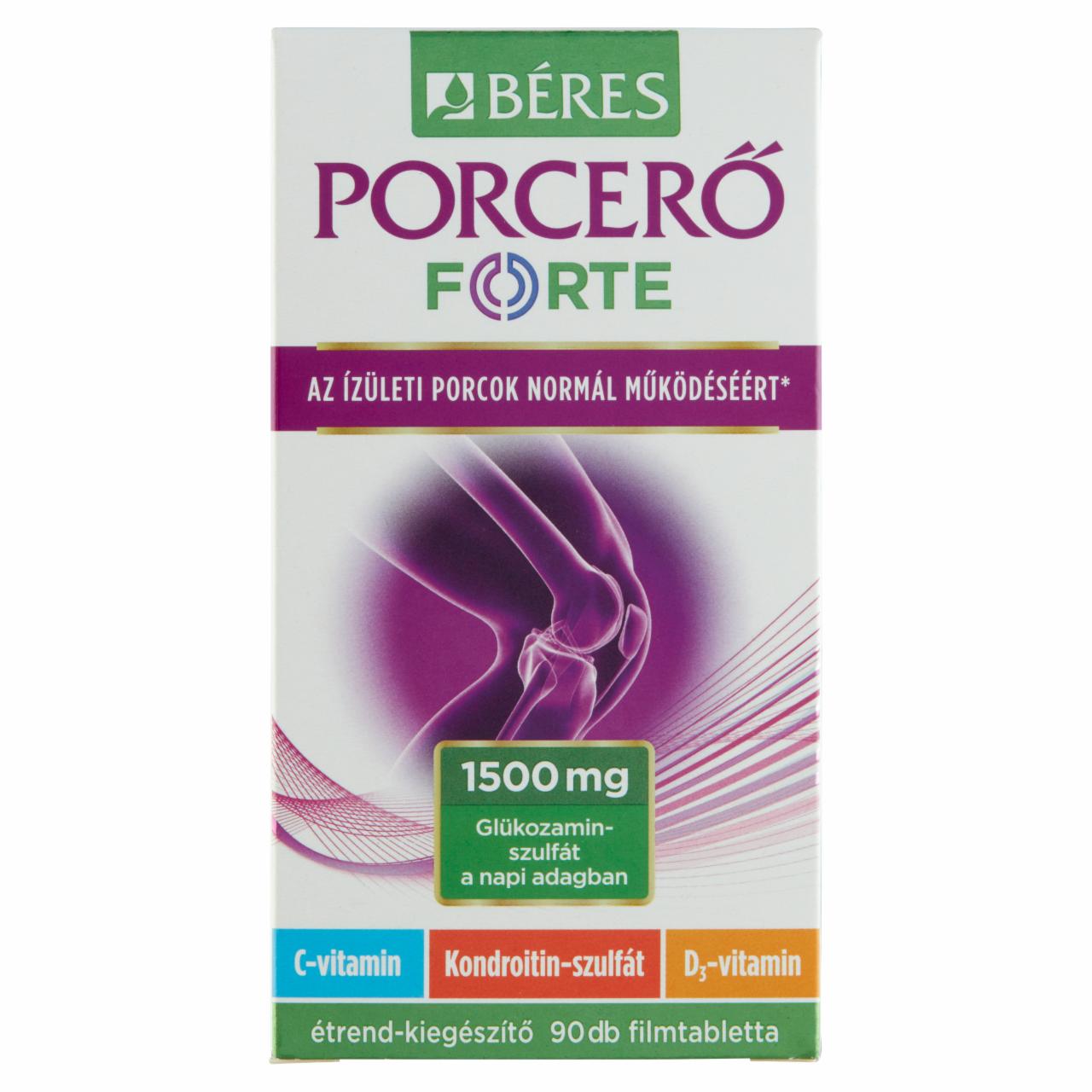 Képek - Béres Porcerő Forte filmtabletta 90 x 1,785 g (161 g)