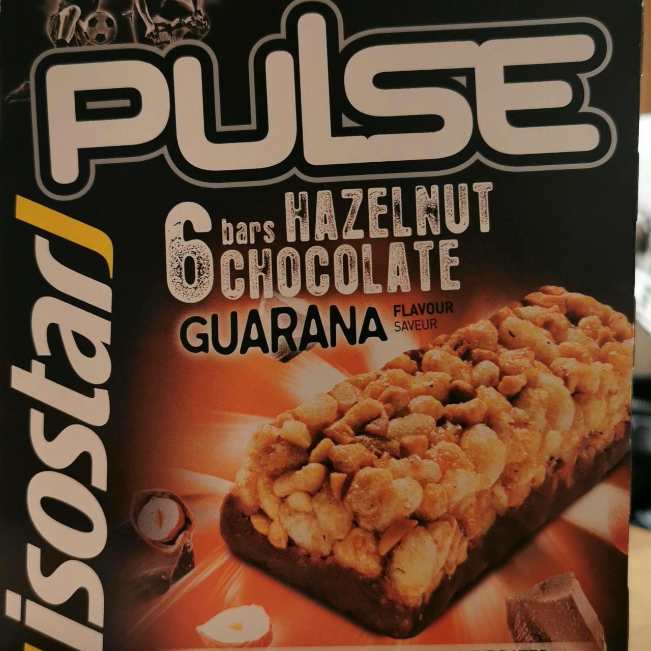 Képek - Pulse bars Hazelnut, chocolate, guarana Isostar