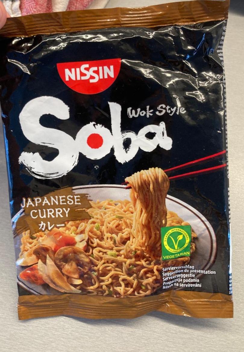 Képek - Nissin Soba Wok Style instant tészta búzalisztből japán jellegű curry ízesítő szósszal 111 g