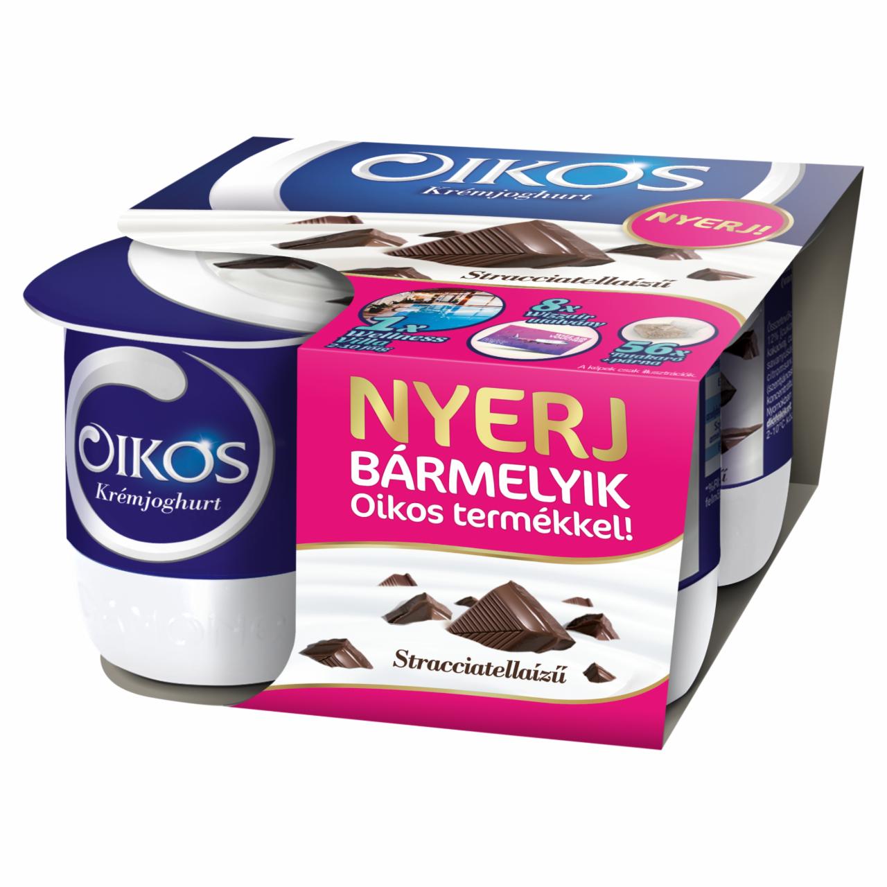 Képek - Danone Oikos Görög stracciatellaízű élőflórás krémjoghurt 4 x 125 g