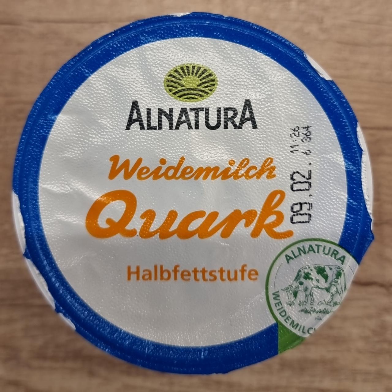 Képek - Weidemilch Quark Halbfettstufe Alnatura