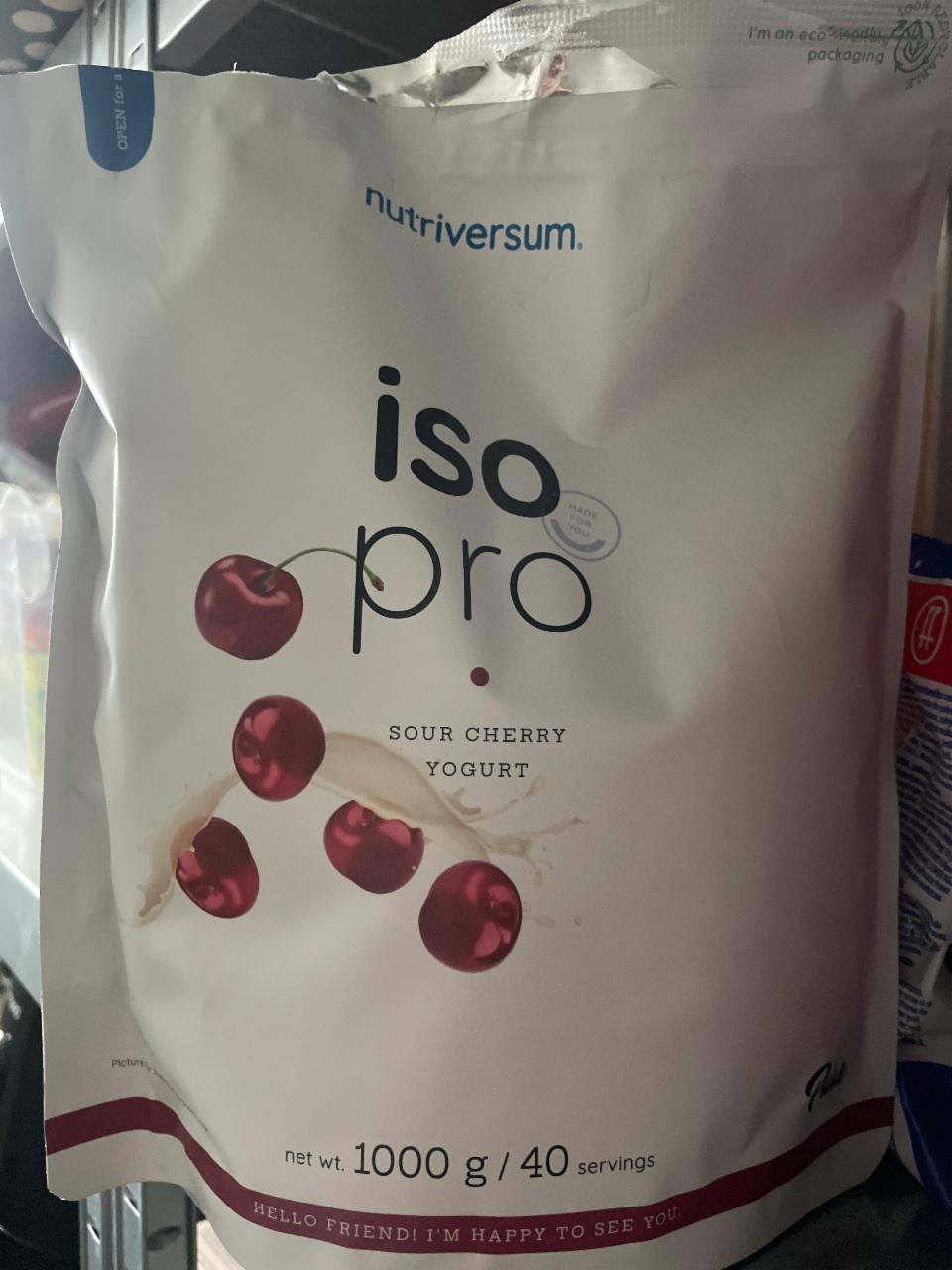 Képek - Iso Pro Sour cherry yogurt Nutriversum