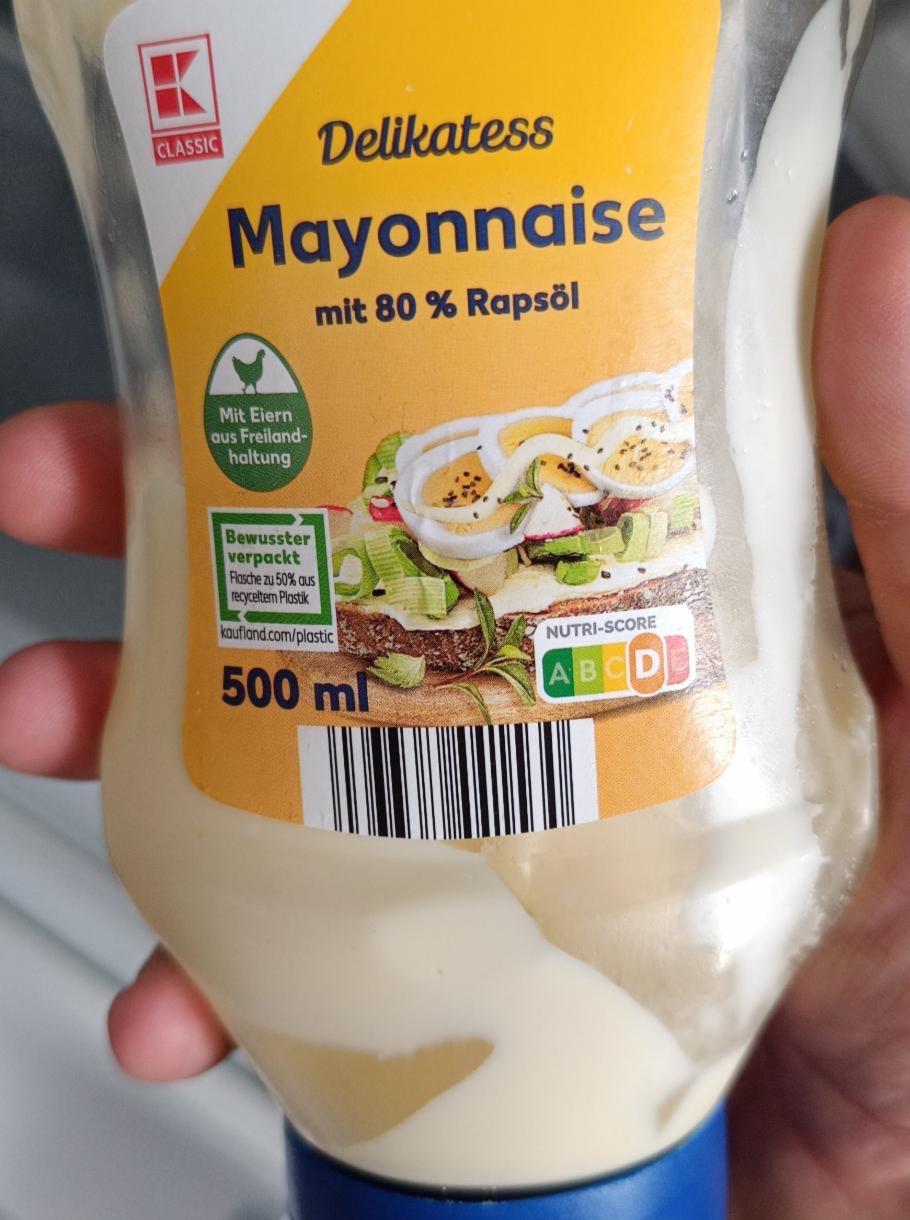 Képek - Delikatess mayonnaise mit 80% rapsöl K-Classic