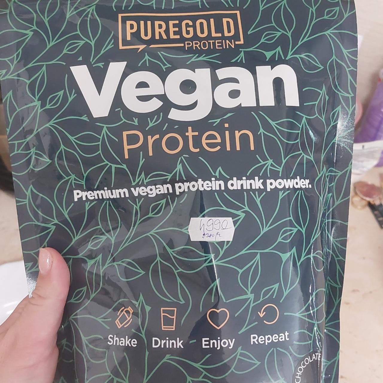 Képek - Vegan protein csokoládés mogyoró Puregold protein