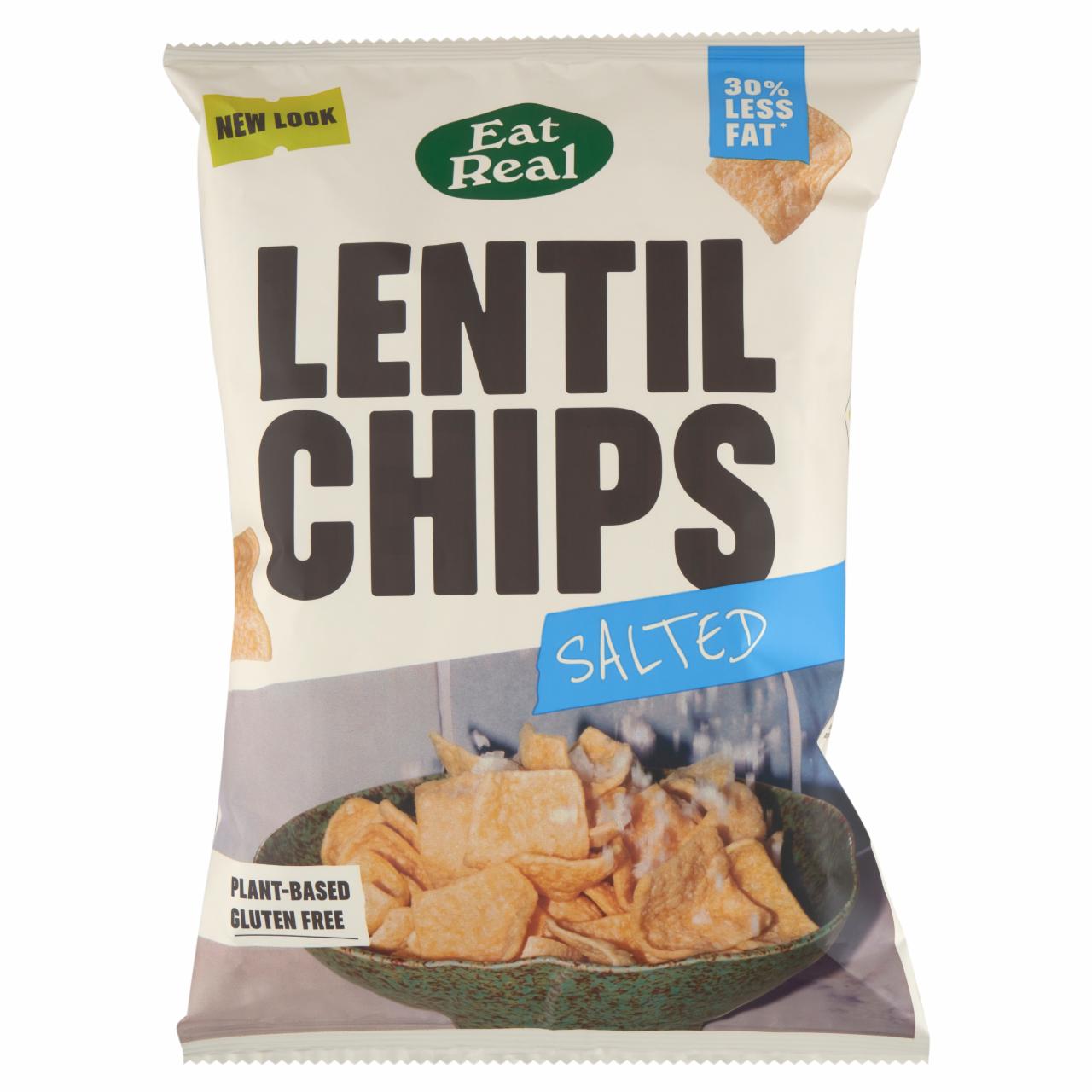 Képek - Eat Real lencse alapú chips sóval 95 g