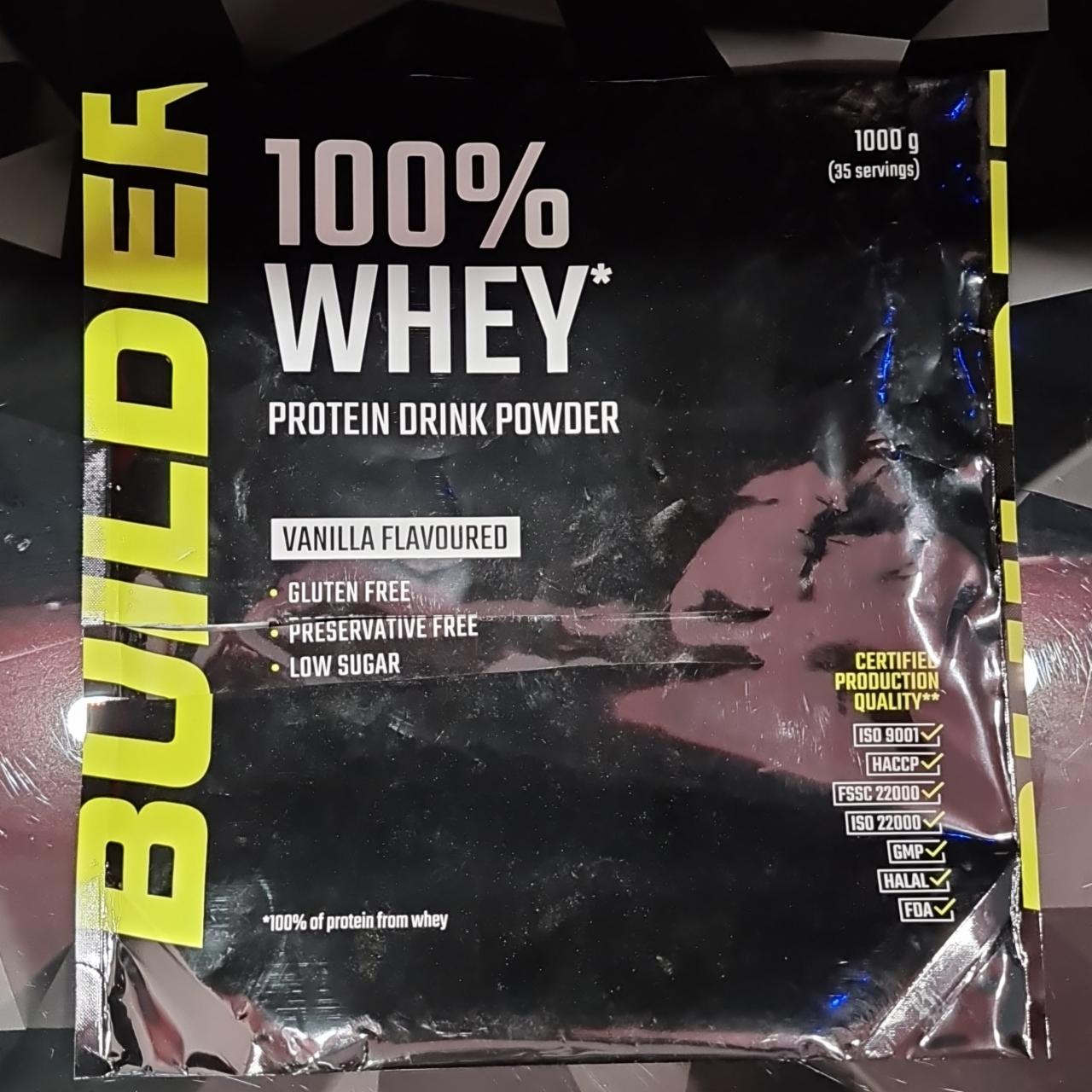 Képek - 100% Whey protein Vanília Builder