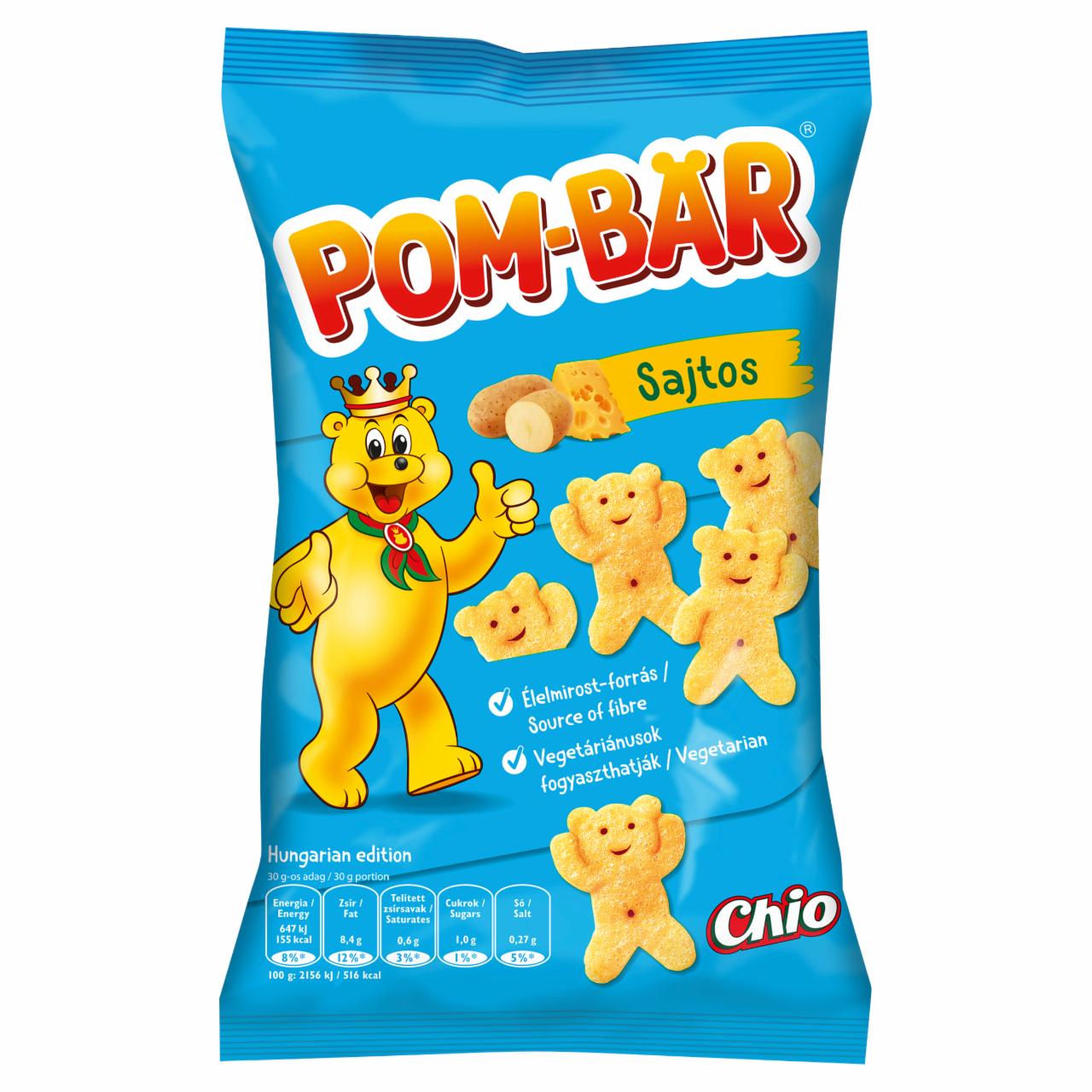 Képek - Pom-Bär sajtos burgonyasnack 50 g