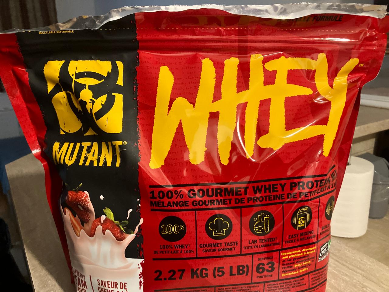 Képek - Whey protein mix Straqberry cream flavour Mutant