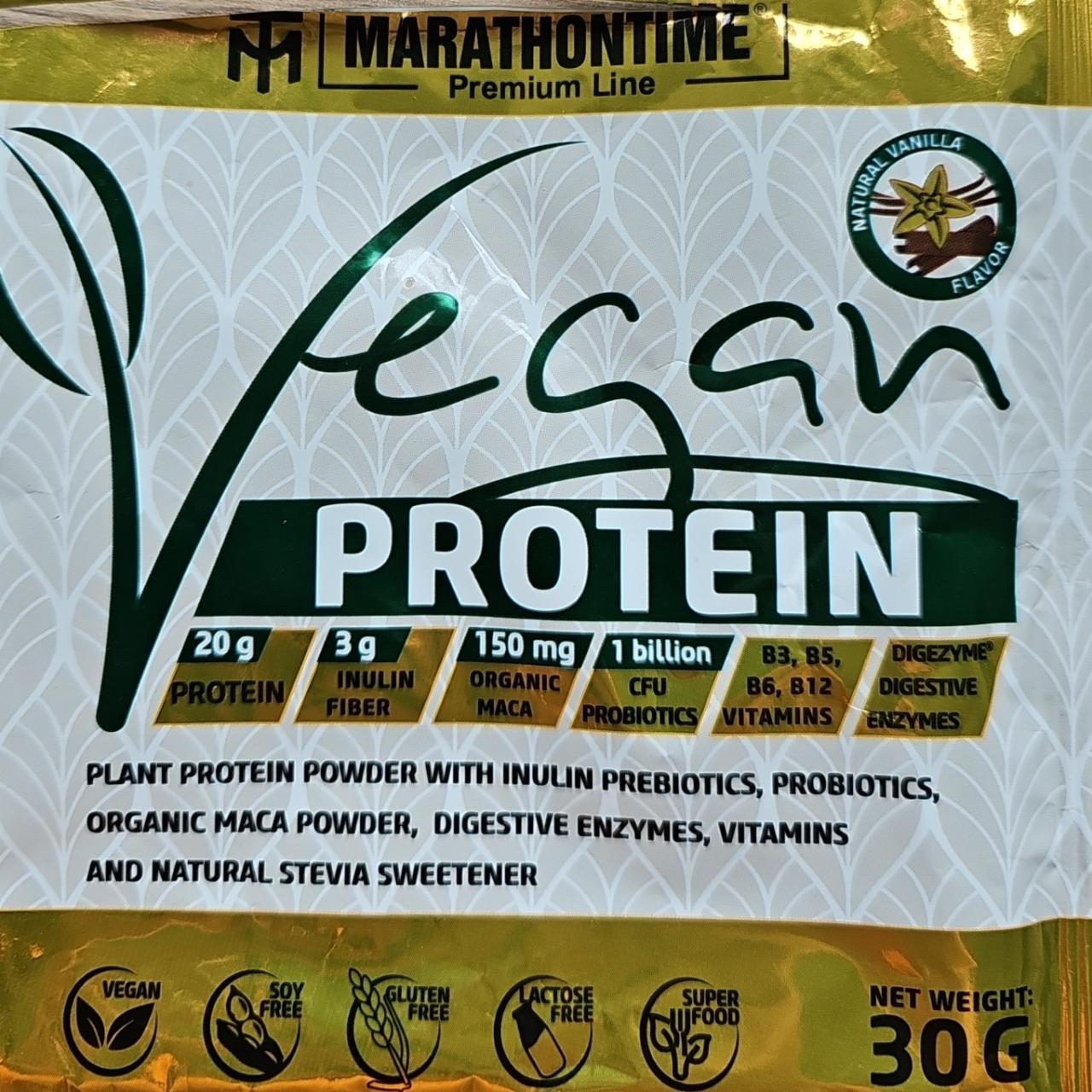 Képek - Vegan protein Natural vanilla Marathontime