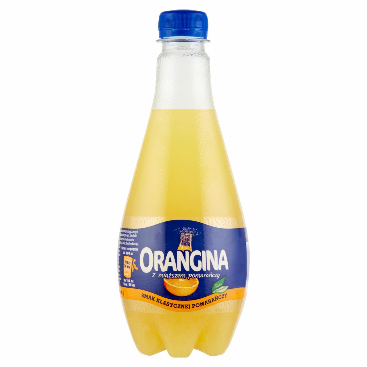 Képek - Orangina szénsavas narancs üdítőital rosttal 0,5 l