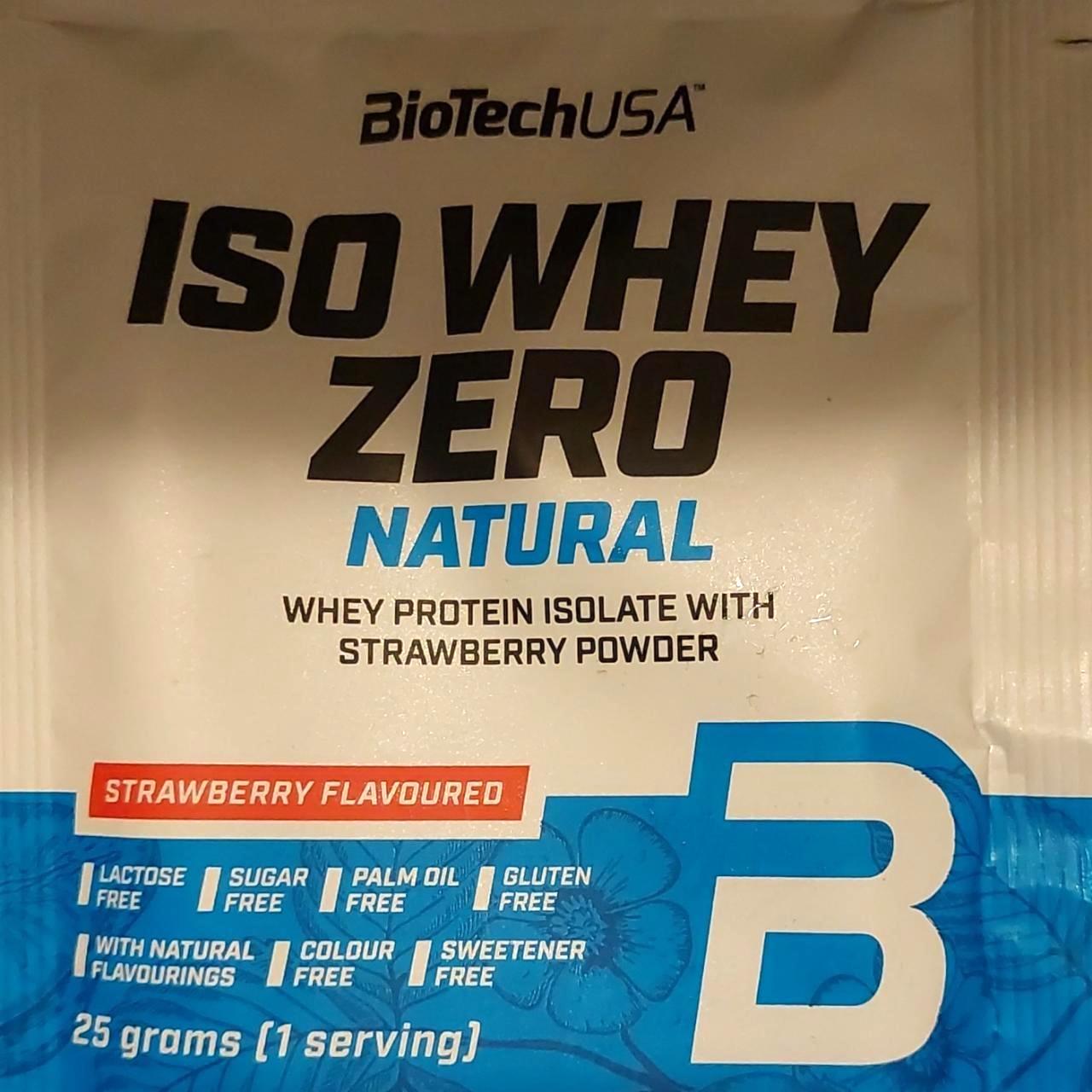 Képek - Iso Whey Zero Natural Strawberry BioTechUSA