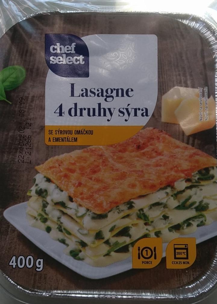 Képek - Lasagne 4 druhy sýra Chef select